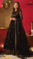 Asim Jofa Unstitched 3 piece lawn Embroidered suit D616
