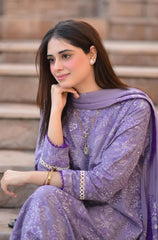Breeze- 3PC Lawn Embroidered Suit - DS0105