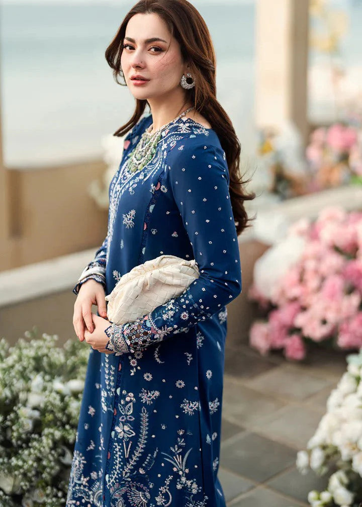 Qalamkar - 3PC Lawn ChickenKari Embroidered Suit - DS0370