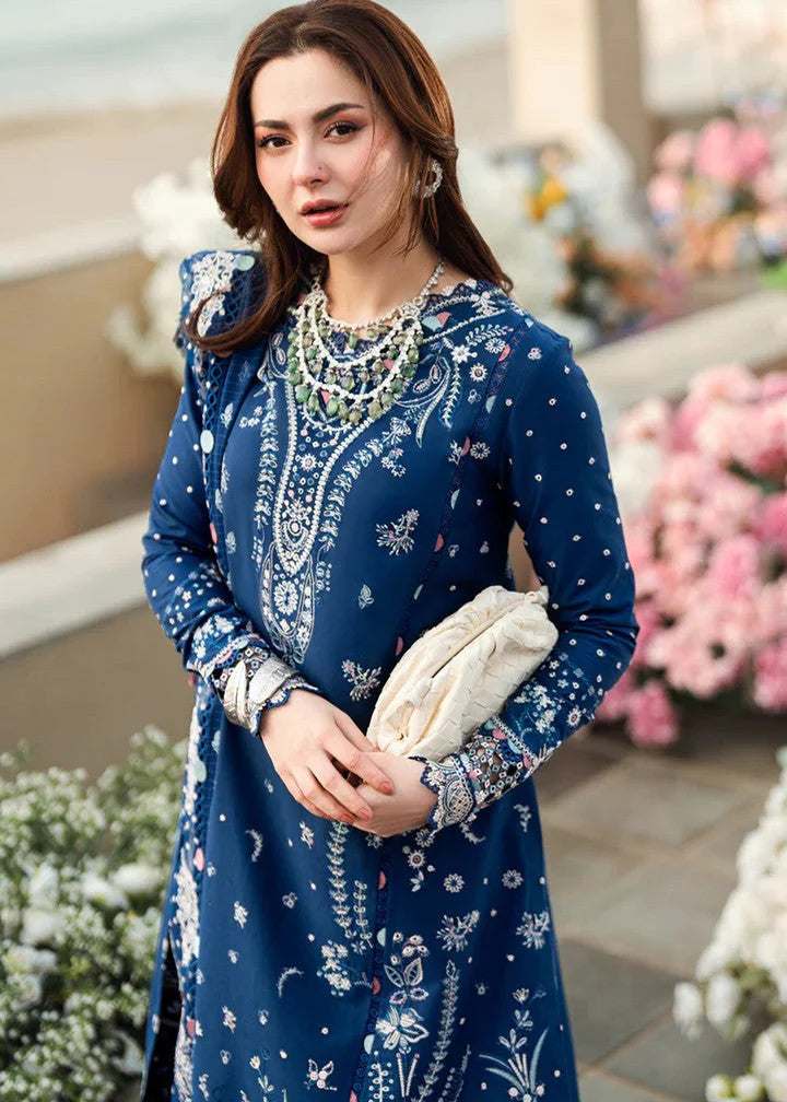 Qalamkar - 3PC Lawn ChickenKari Embroidered Suit - DS0370